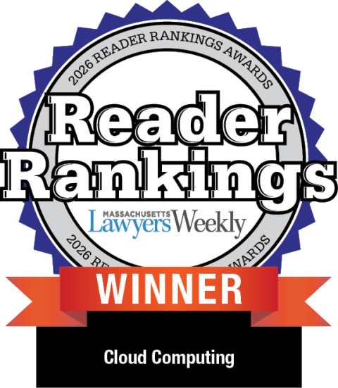 Massachusetts Lawyers Weekly 2026 Reader Rankings — Winner, Cloud Computing